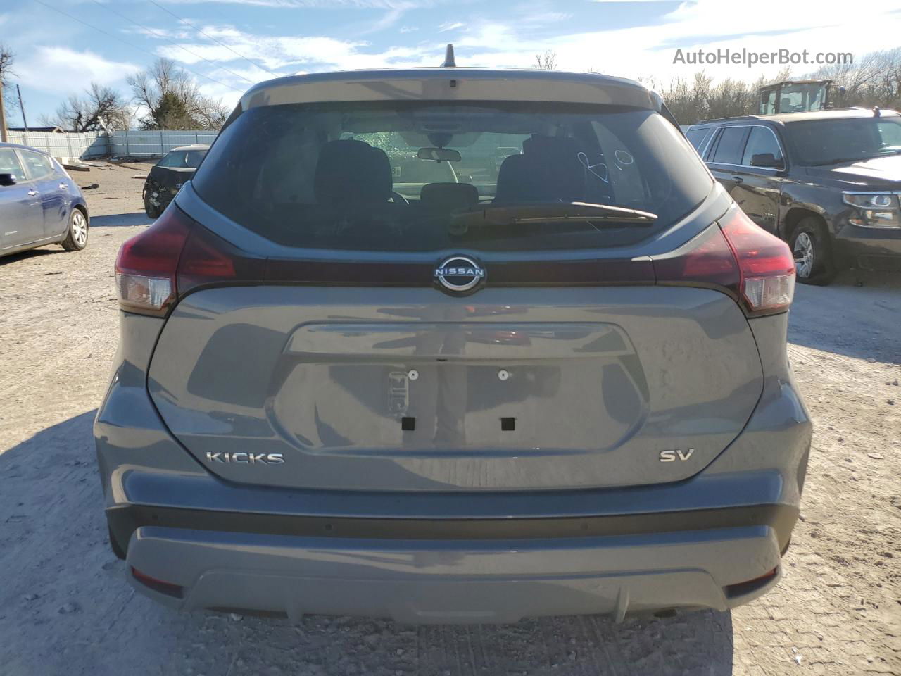 2022 Nissan Kicks Sv Gray vin: 3N1CP5CVXNL480736