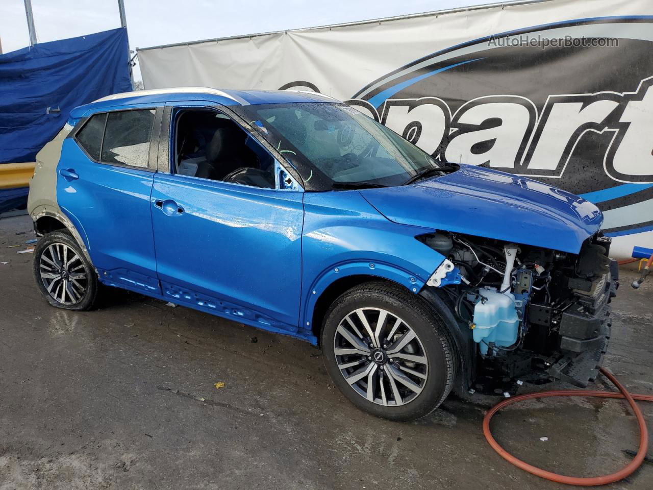 2022 Nissan Kicks Sv Blue vin: 3N1CP5CVXNL512195