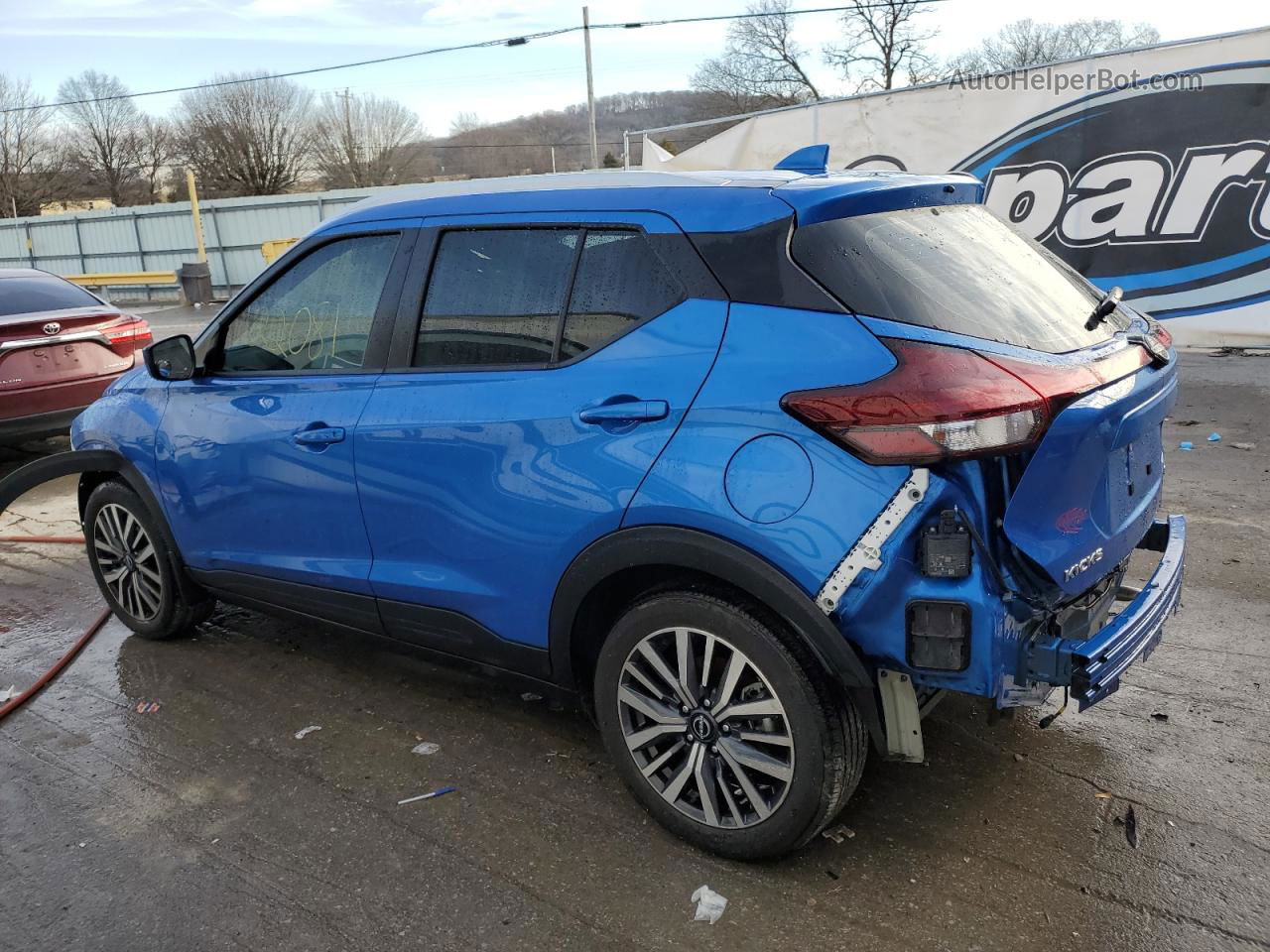 2022 Nissan Kicks Sv Blue vin: 3N1CP5CVXNL512195