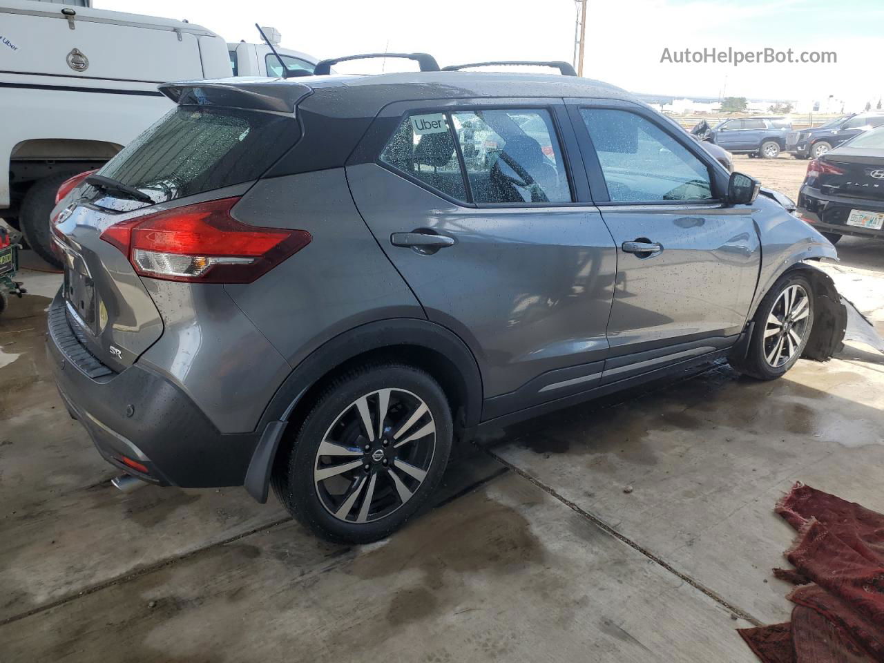 2020 Nissan Kicks Sr Gray vin: 3N1CP5DV0LL525422