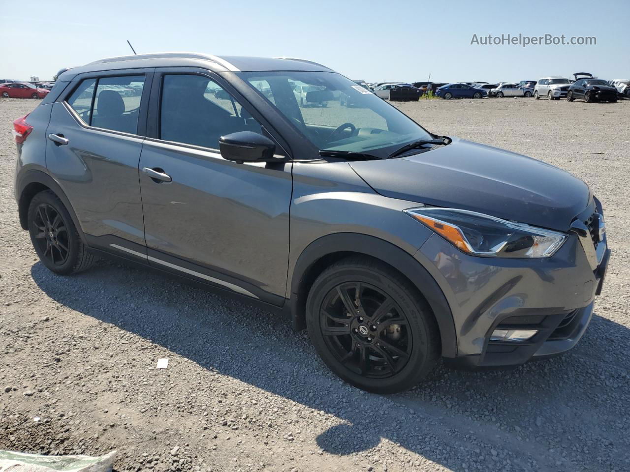 2020 Nissan Kicks Sr Gray vin: 3N1CP5DV0LL557738