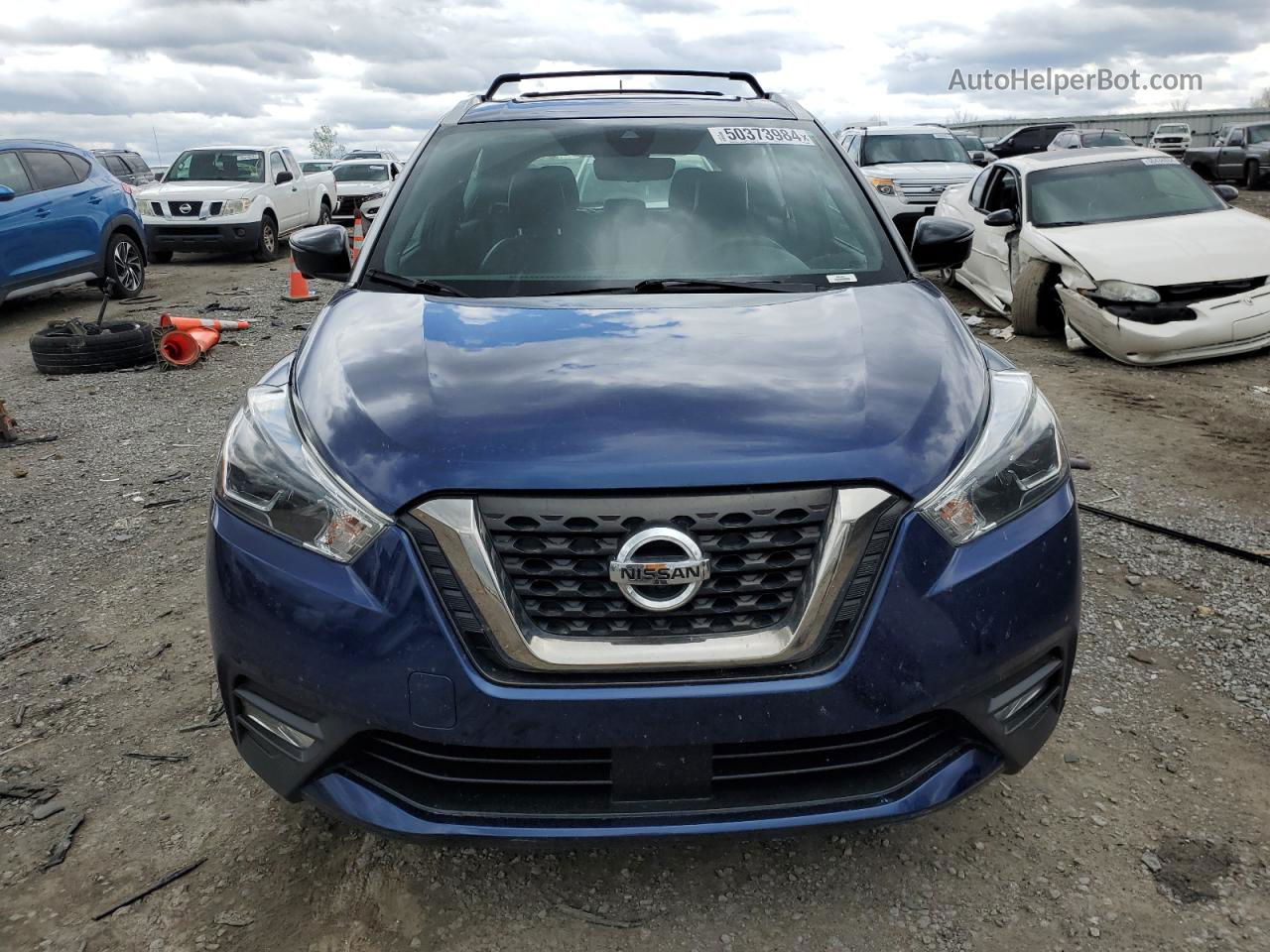 2020 Nissan Kicks Sr Blue vin: 3N1CP5DV0LL566696