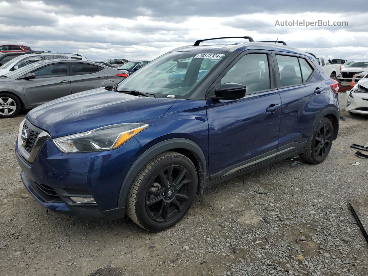 2020 Nissan Kicks Sr Blue vin: 3N1CP5DV0LL566696