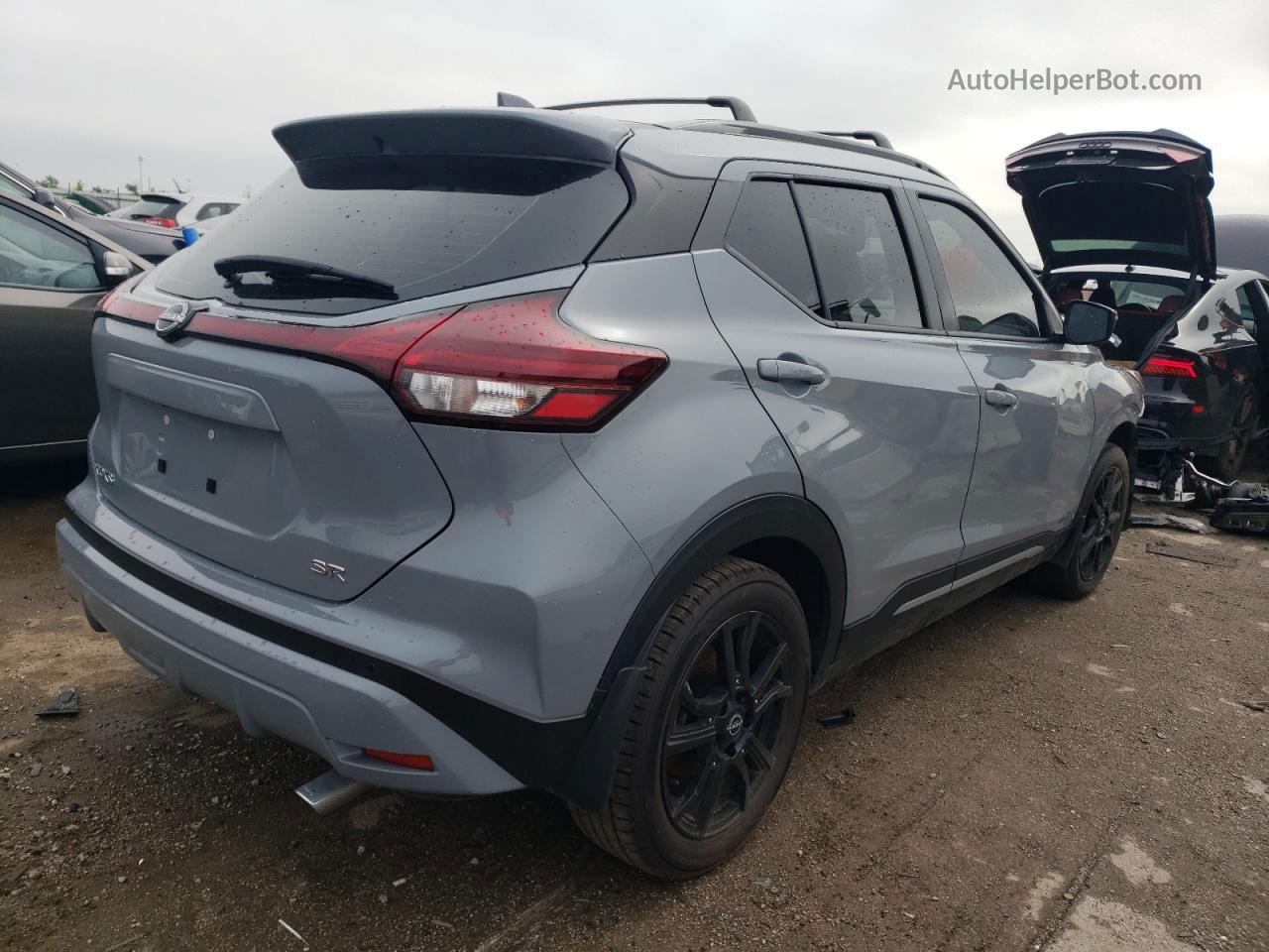 2022 Nissan Kicks Sr Gray vin: 3N1CP5DV0NL519879