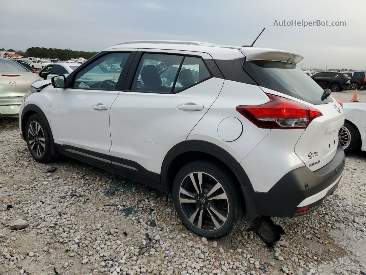 2020 Nissan Kicks Sr White vin: 3N1CP5DV1LL486145