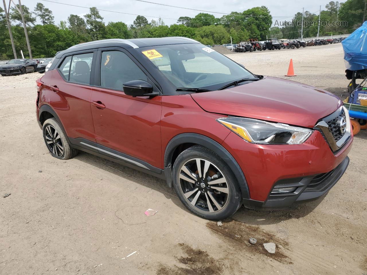 2020 Nissan Kicks Sr Red vin: 3N1CP5DV1LL512095