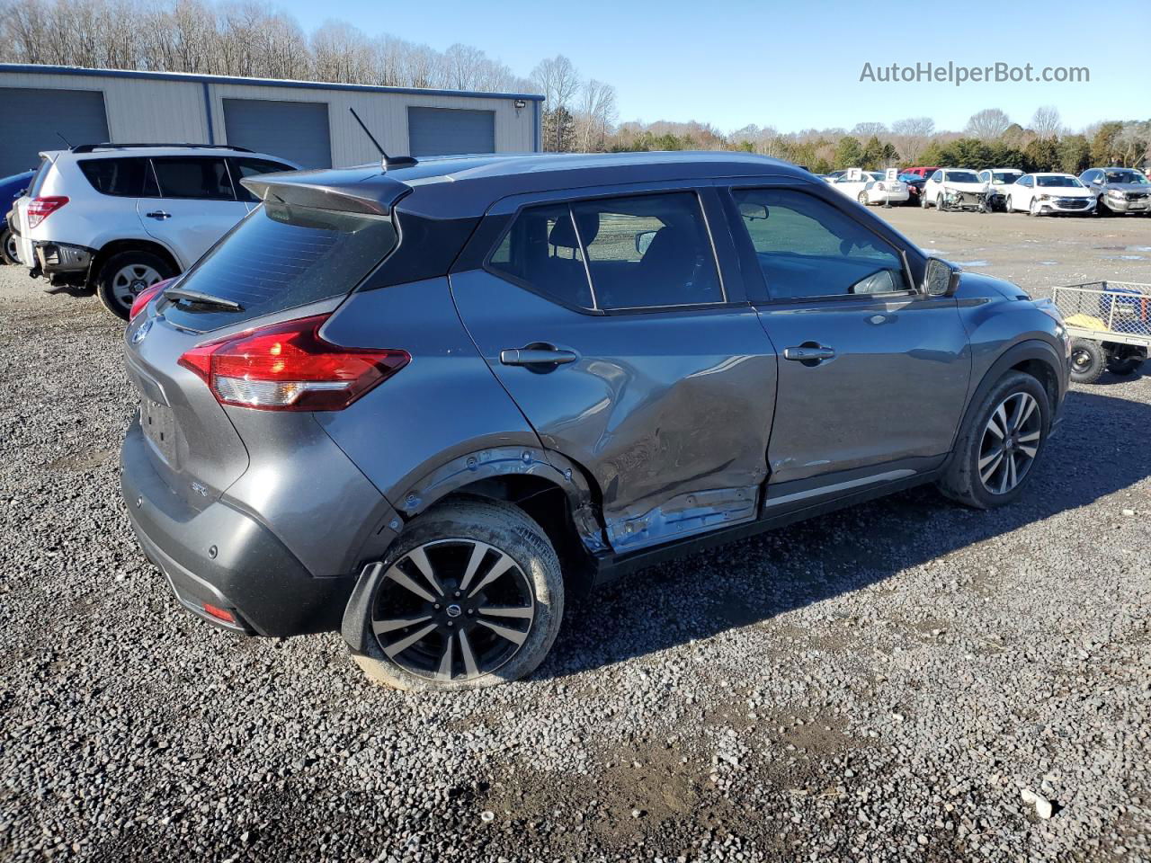 2020 Nissan Kicks Sr Gray vin: 3N1CP5DV1LL531844