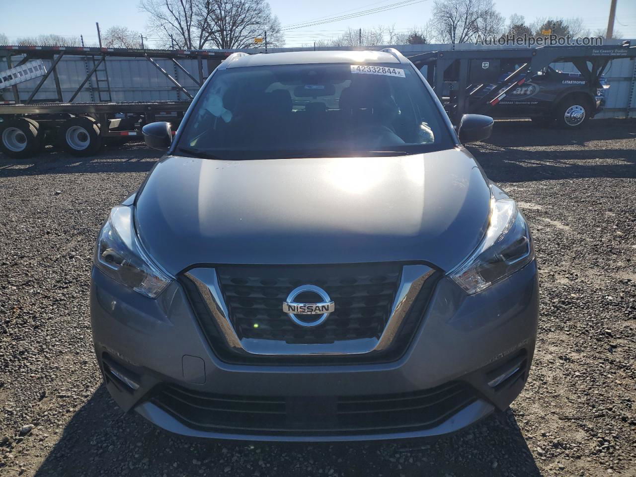 2020 Nissan Kicks Sr Gray vin: 3N1CP5DV1LL531844