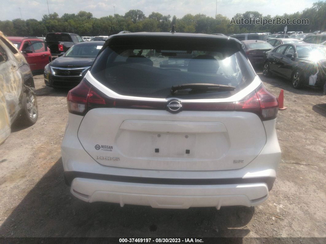 2022 Nissan Kicks Sr White vin: 3N1CP5DV1NL475438