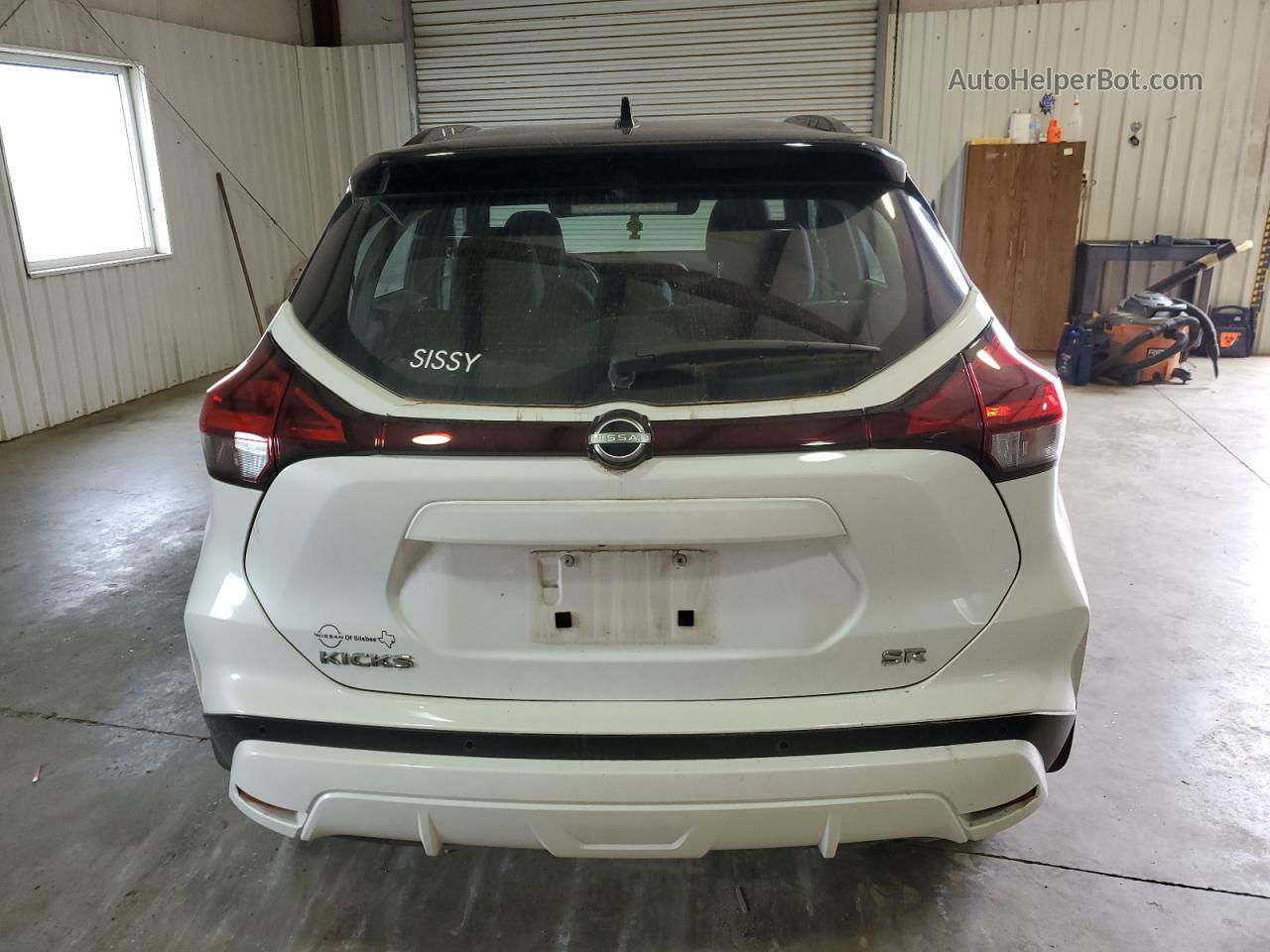 2022 Nissan Kicks Sr White vin: 3N1CP5DV1NL499450