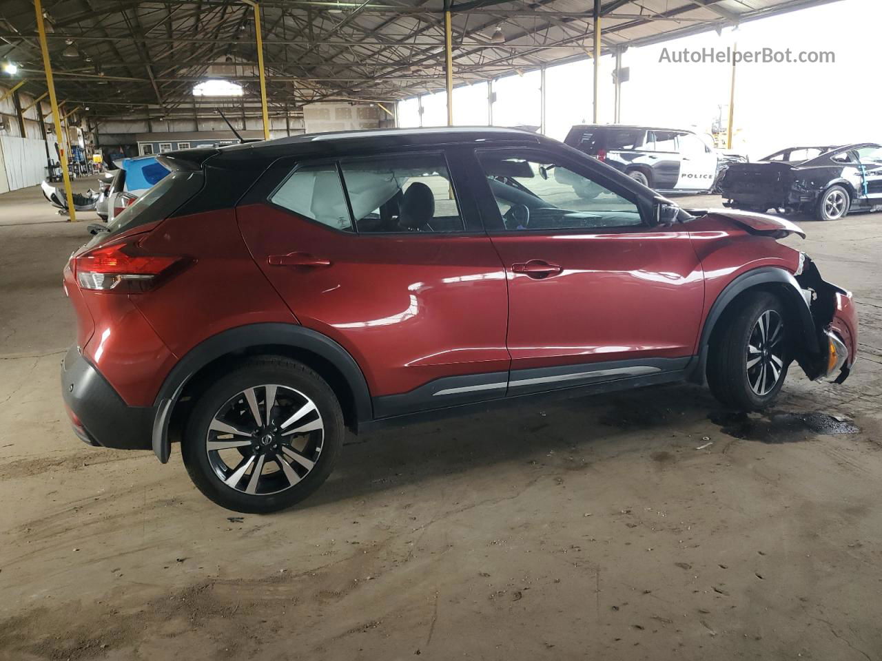 2020 Nissan Kicks Sr Красный vin: 3N1CP5DV2LL505379