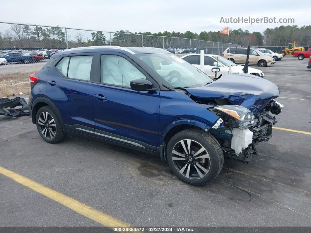 2020 Nissan Kicks Sr Xtronic Cvt Blue vin: 3N1CP5DV2LL506659