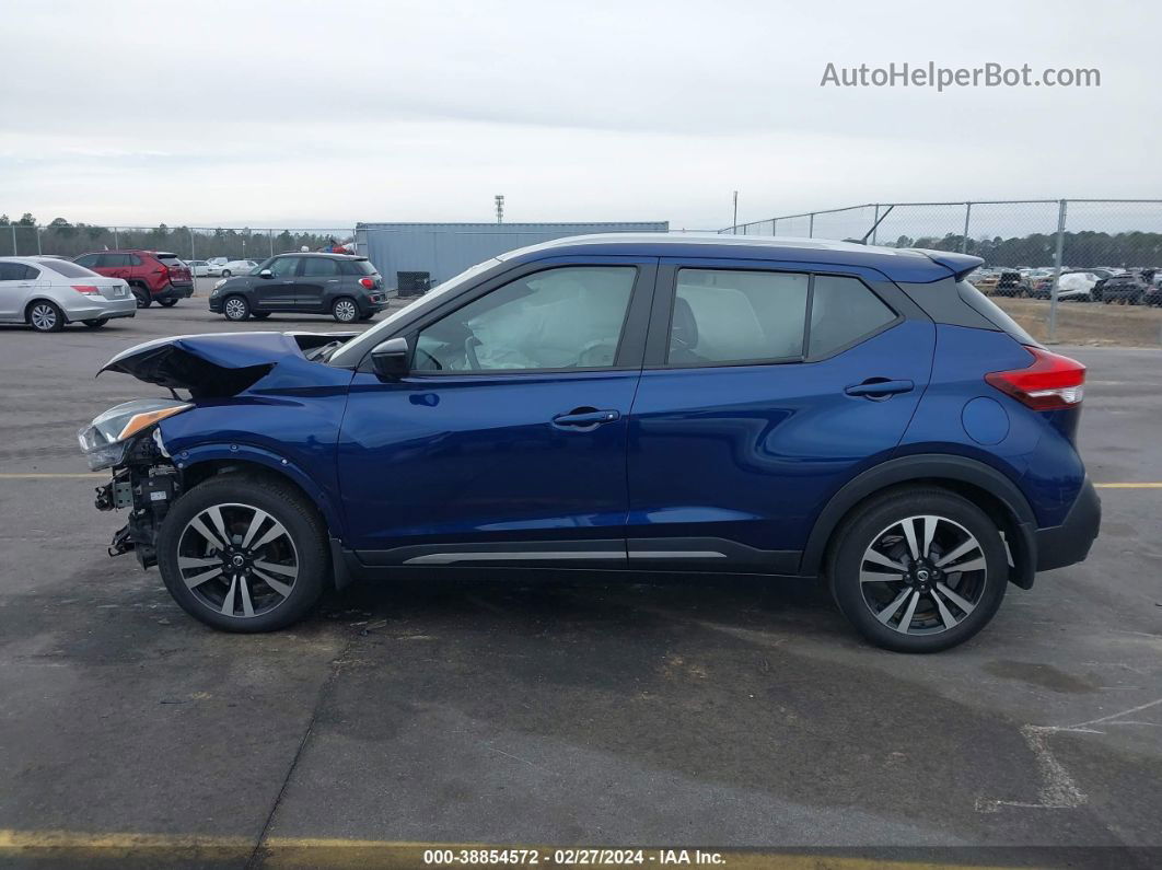 2020 Nissan Kicks Sr Xtronic Cvt Blue vin: 3N1CP5DV2LL506659