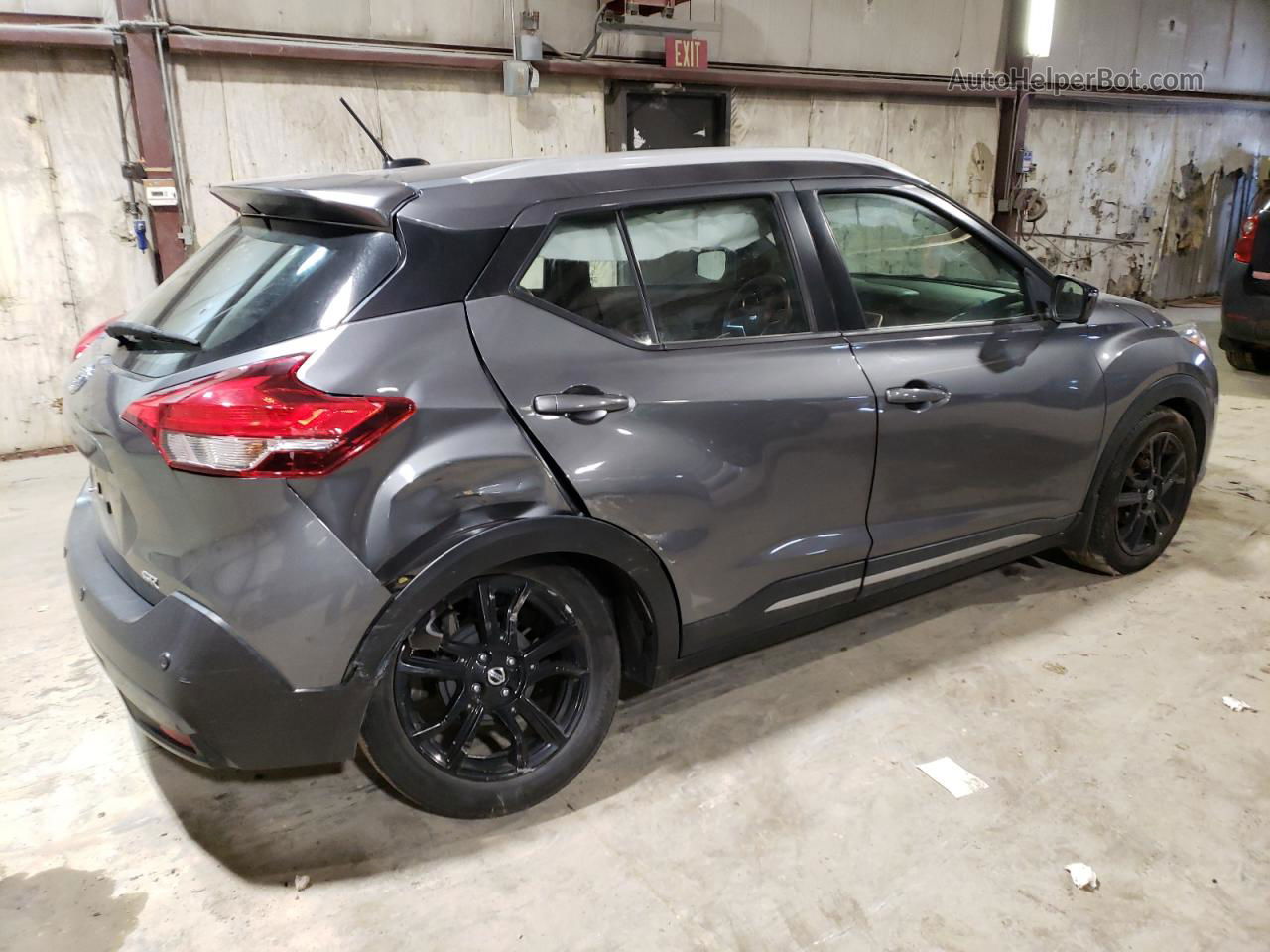 2020 Nissan Kicks Sr Серый vin: 3N1CP5DV2LL515569