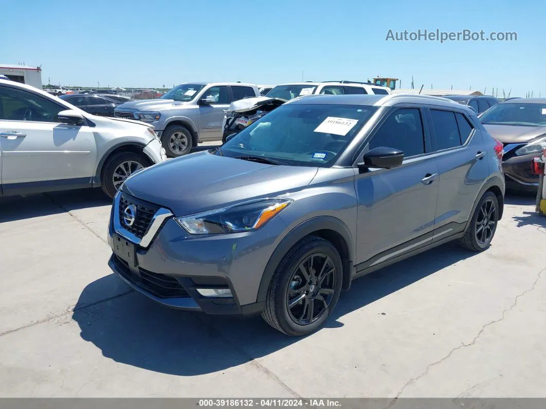 2020 Nissan Kicks Sr Xtronic Cvt Silver vin: 3N1CP5DV2LL566196