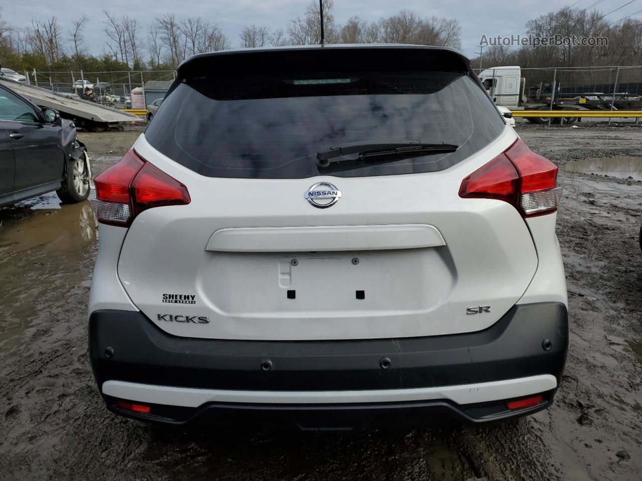 2020 Nissan Kicks Sr White vin: 3N1CP5DV2LL580891