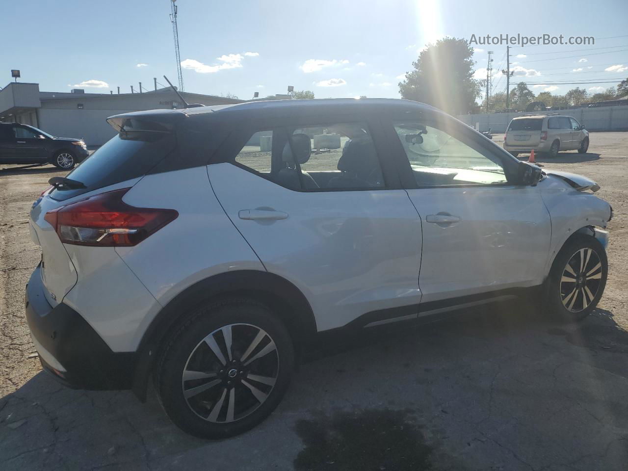 2020 Nissan Kicks Sr White vin: 3N1CP5DV3LL482422