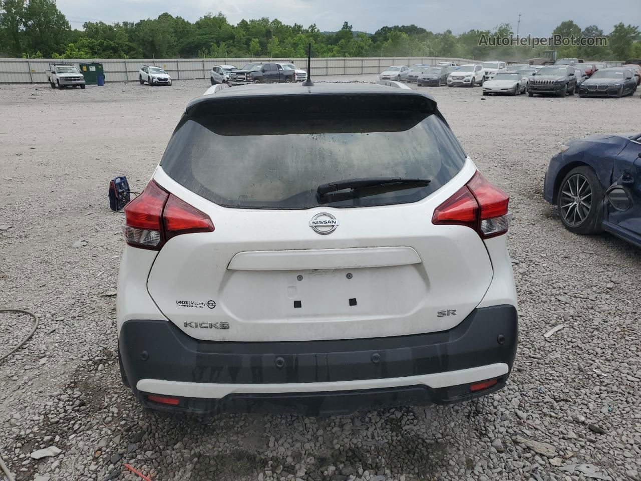 2020 Nissan Kicks Sr White vin: 3N1CP5DV3LL564070