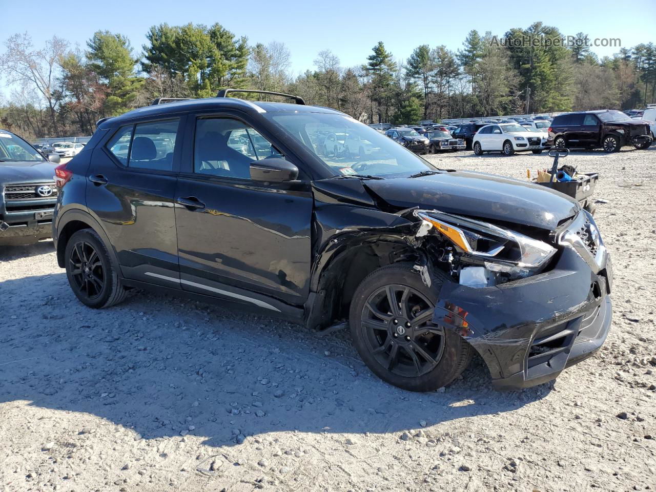 2020 Nissan Kicks Sr Black vin: 3N1CP5DV3LL566174