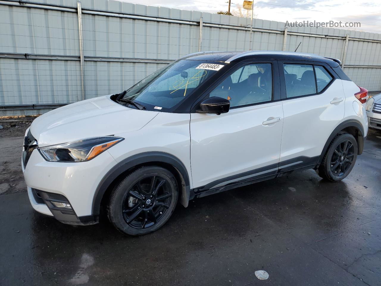 2020 Nissan Kicks Sr White vin: 3N1CP5DV3LL570788