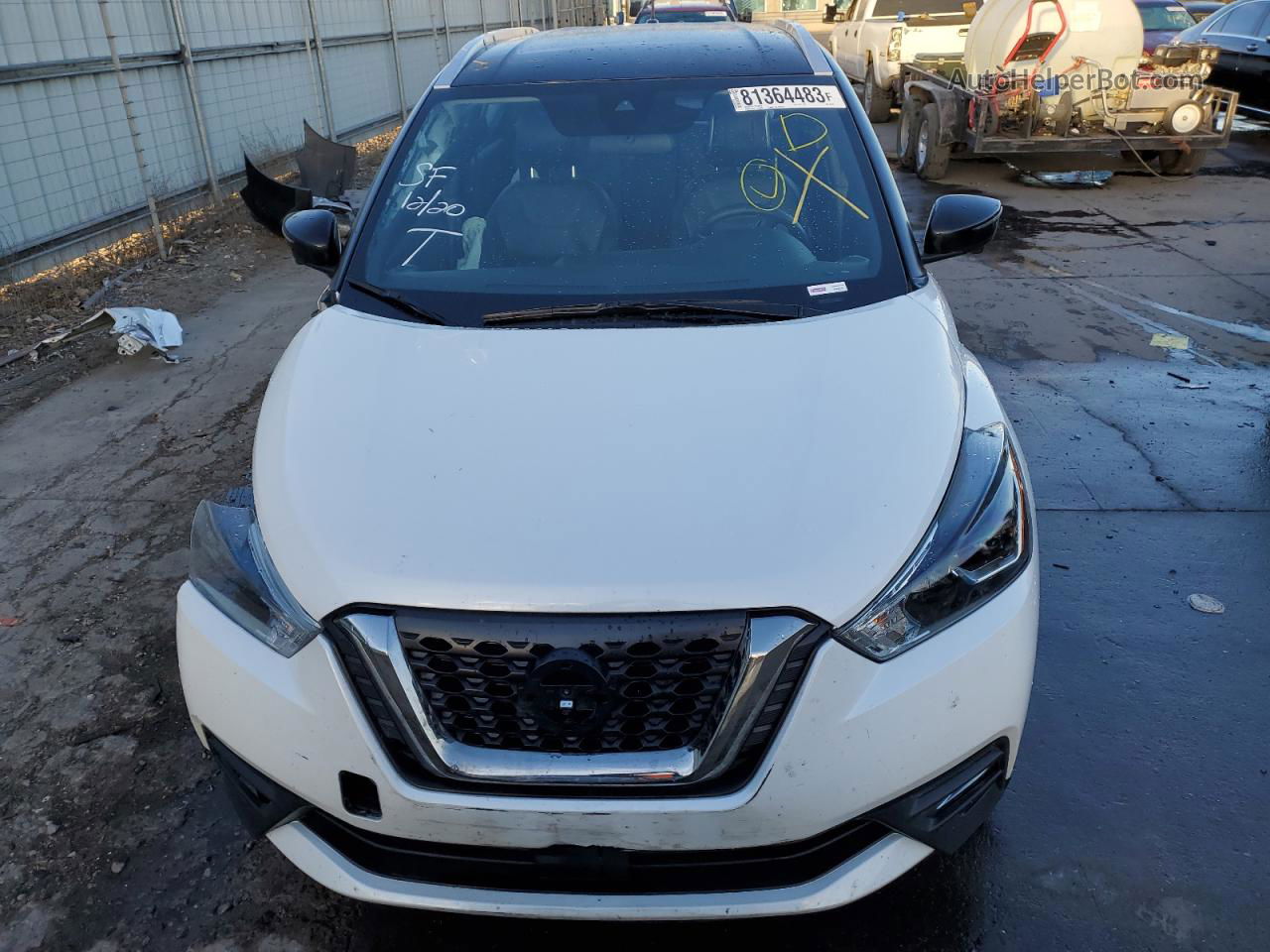 2020 Nissan Kicks Sr White vin: 3N1CP5DV3LL570788