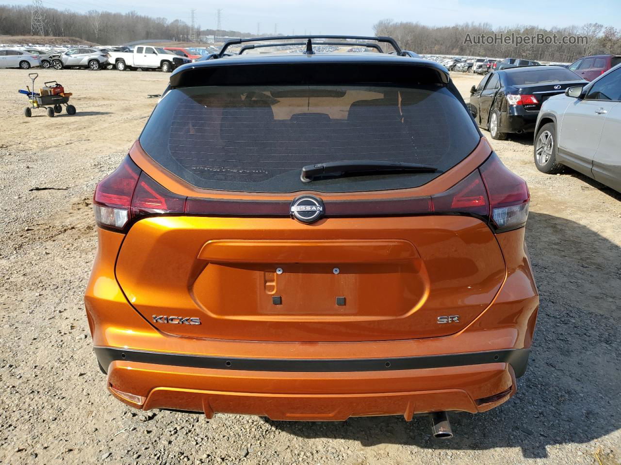 2022 Nissan Kicks Sr Orange vin: 3N1CP5DV3NL480432