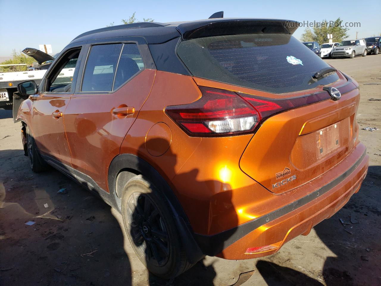 2022 Nissan Kicks Sr Orange vin: 3N1CP5DV3NL484710