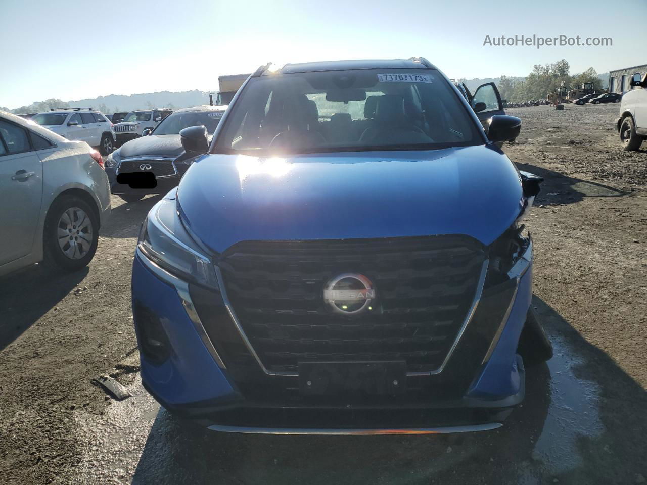 2022 Nissan Kicks Sr Blue vin: 3N1CP5DV3NL496128