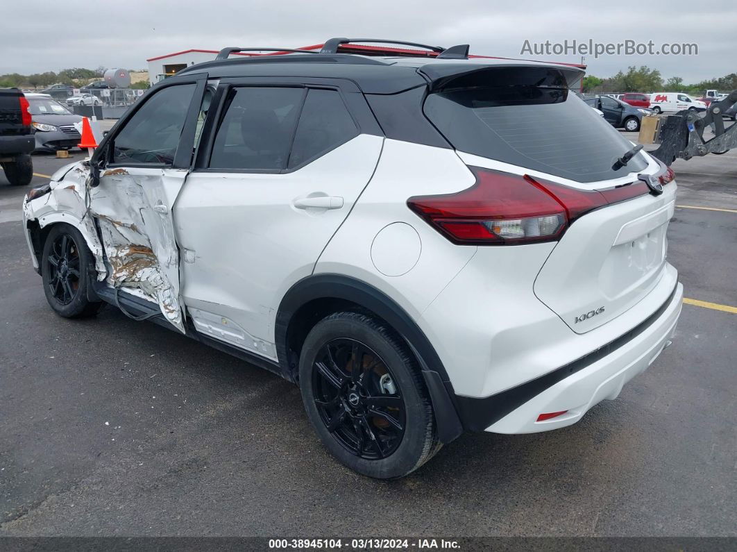 2022 Nissan Kicks Sr Xtronic Cvt White vin: 3N1CP5DV3NL503465