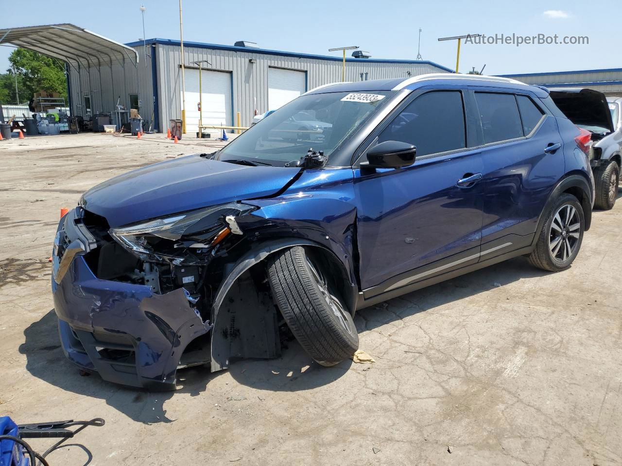 2020 Nissan Kicks Sr Blue vin: 3N1CP5DV4LL491081