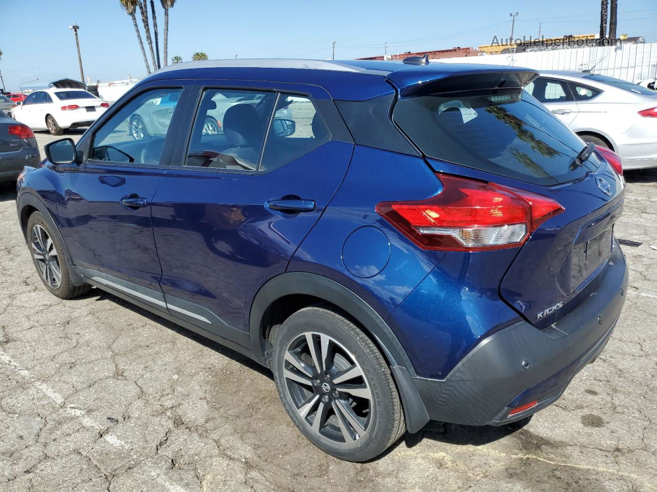 2020 Nissan Kicks Sr Синий vin: 3N1CP5DV4LL534379