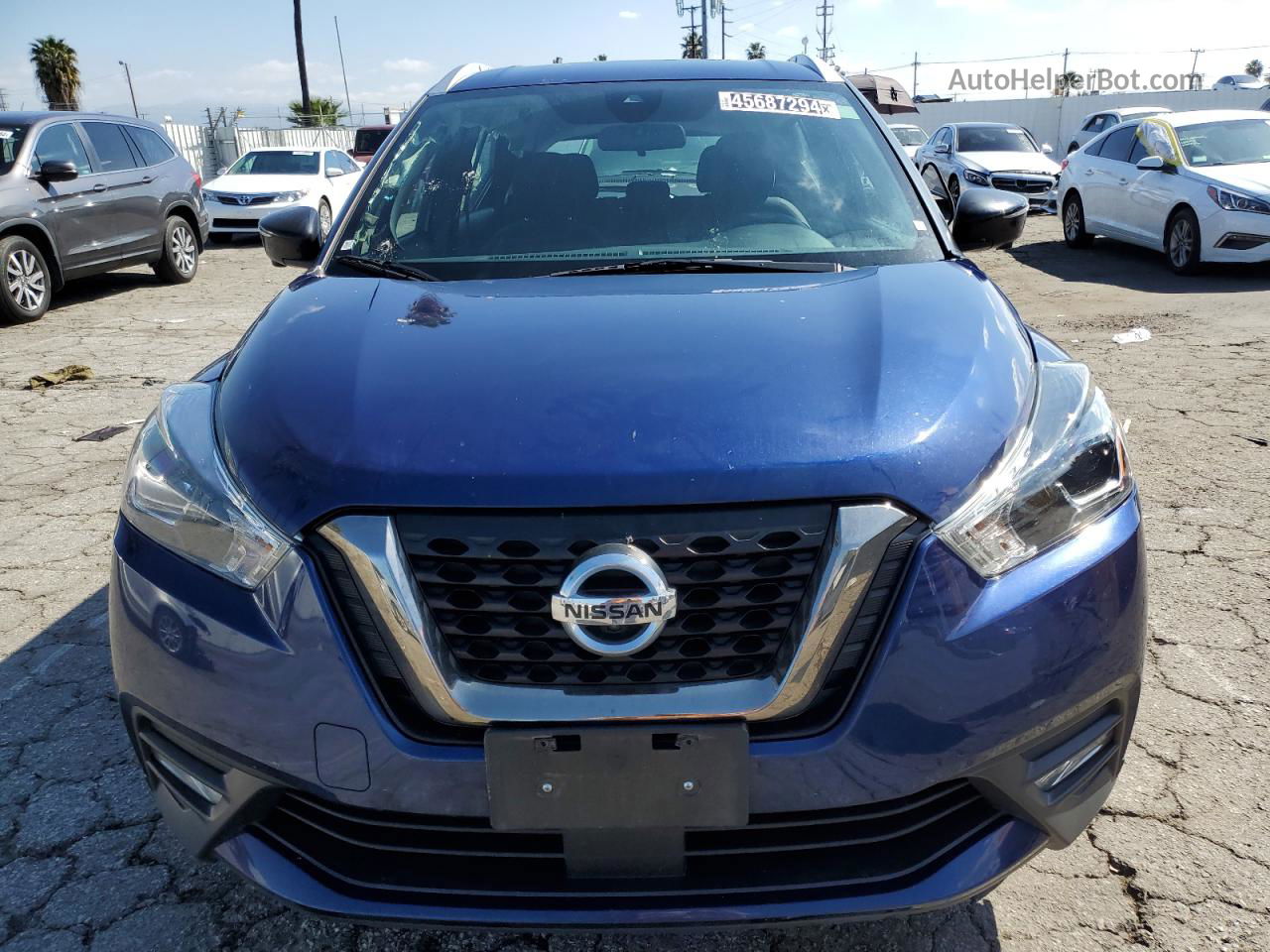 2020 Nissan Kicks Sr Синий vin: 3N1CP5DV4LL534379