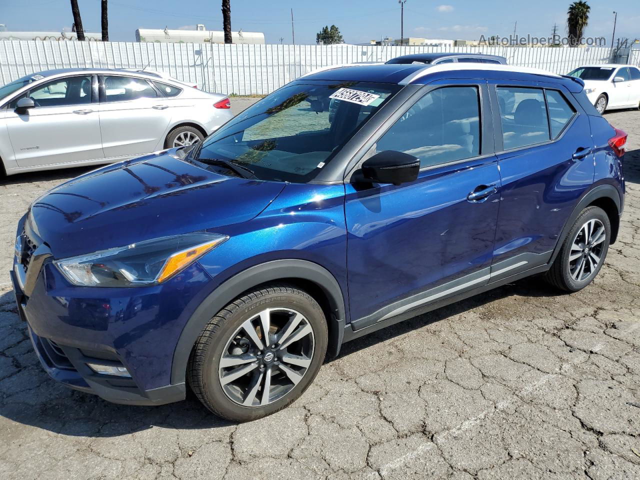 2020 Nissan Kicks Sr Blue vin: 3N1CP5DV4LL534379