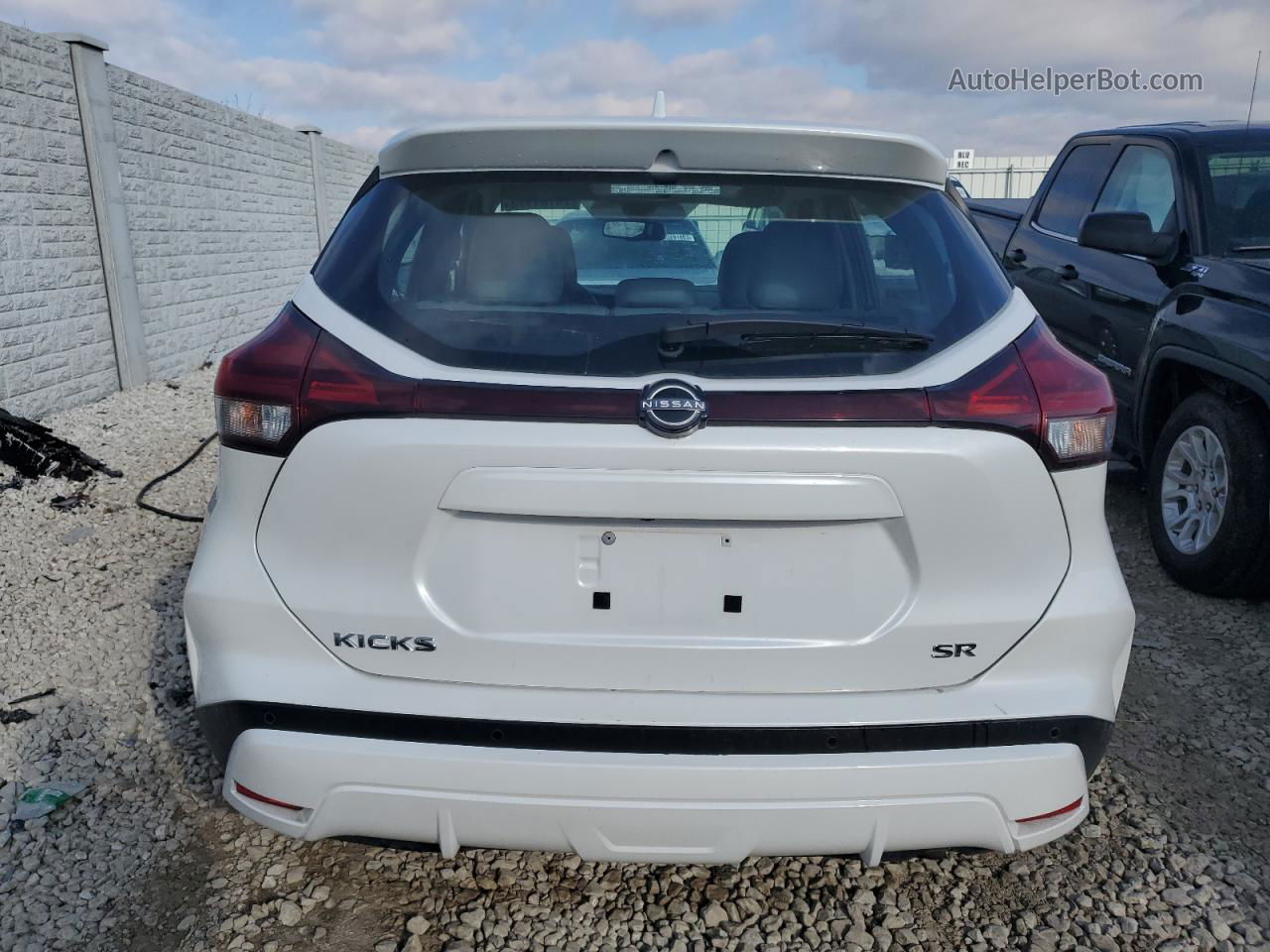 2022 Nissan Kicks Sr Белый vin: 3N1CP5DV4NL473733