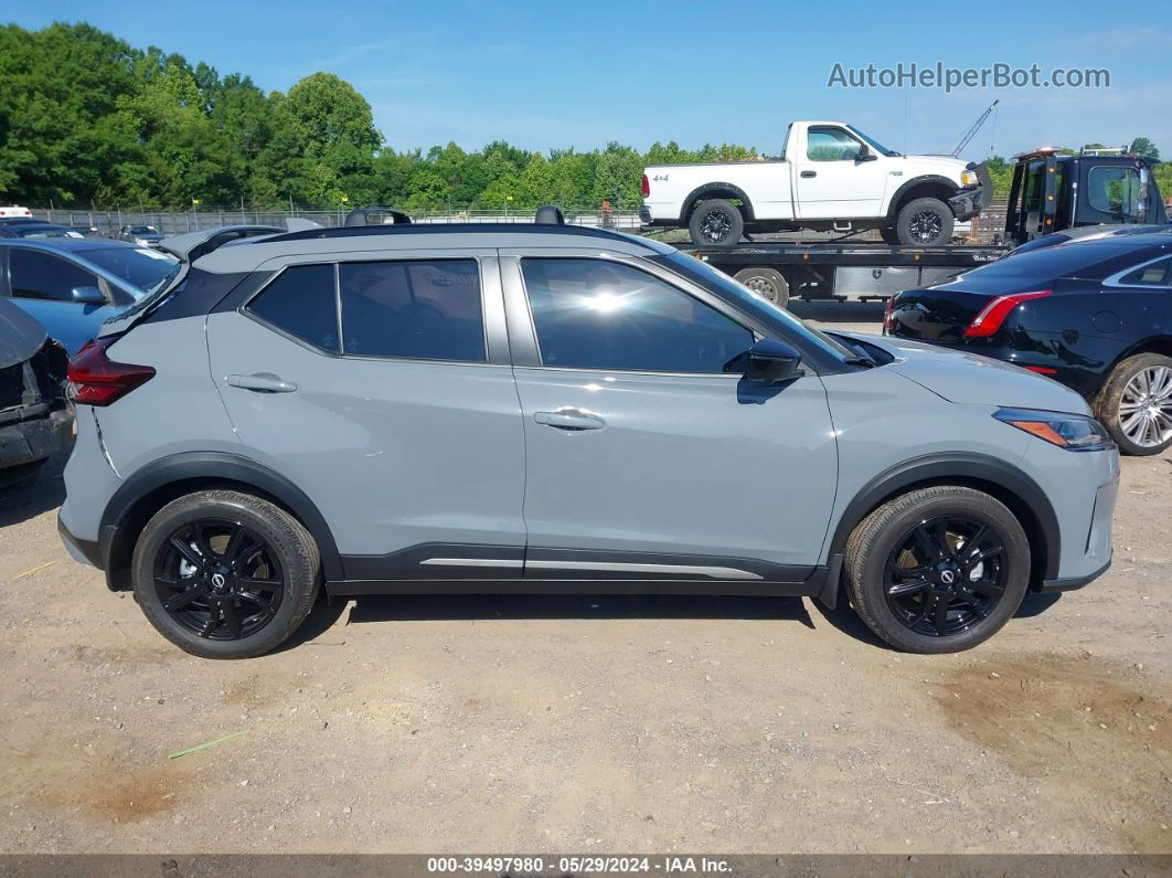 2022 Nissan Kicks Sr Xtronic Cvt Gray vin: 3N1CP5DV4NL488622