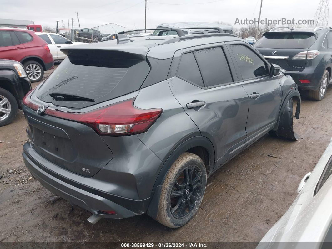 2022 Nissan Kicks Sr Xtronic Cvt Gray vin: 3N1CP5DV4NL505760