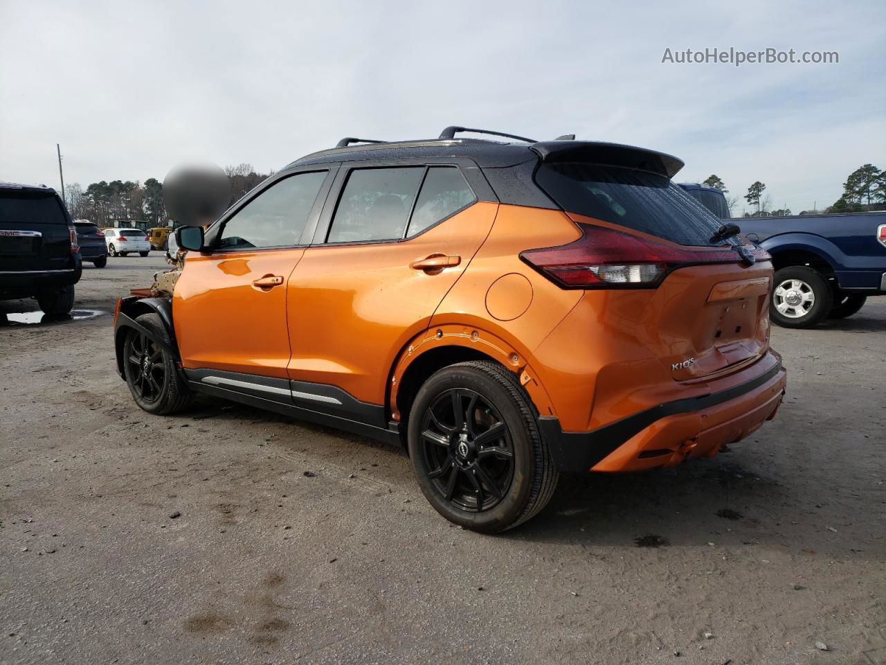 2022 Nissan Kicks Sr Оранжевый vin: 3N1CP5DV4NL515589