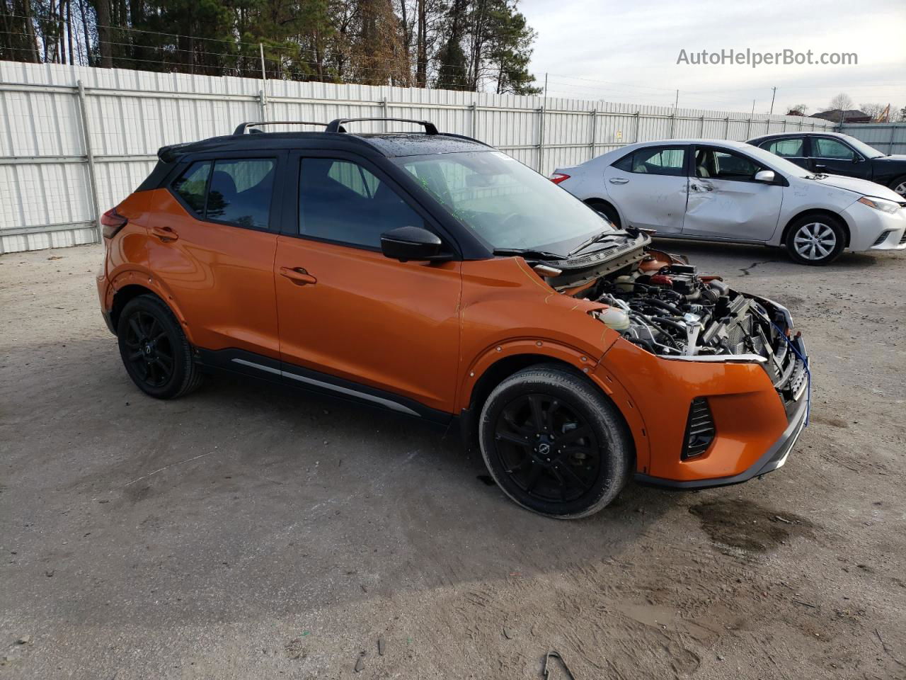 2022 Nissan Kicks Sr Orange vin: 3N1CP5DV4NL515589