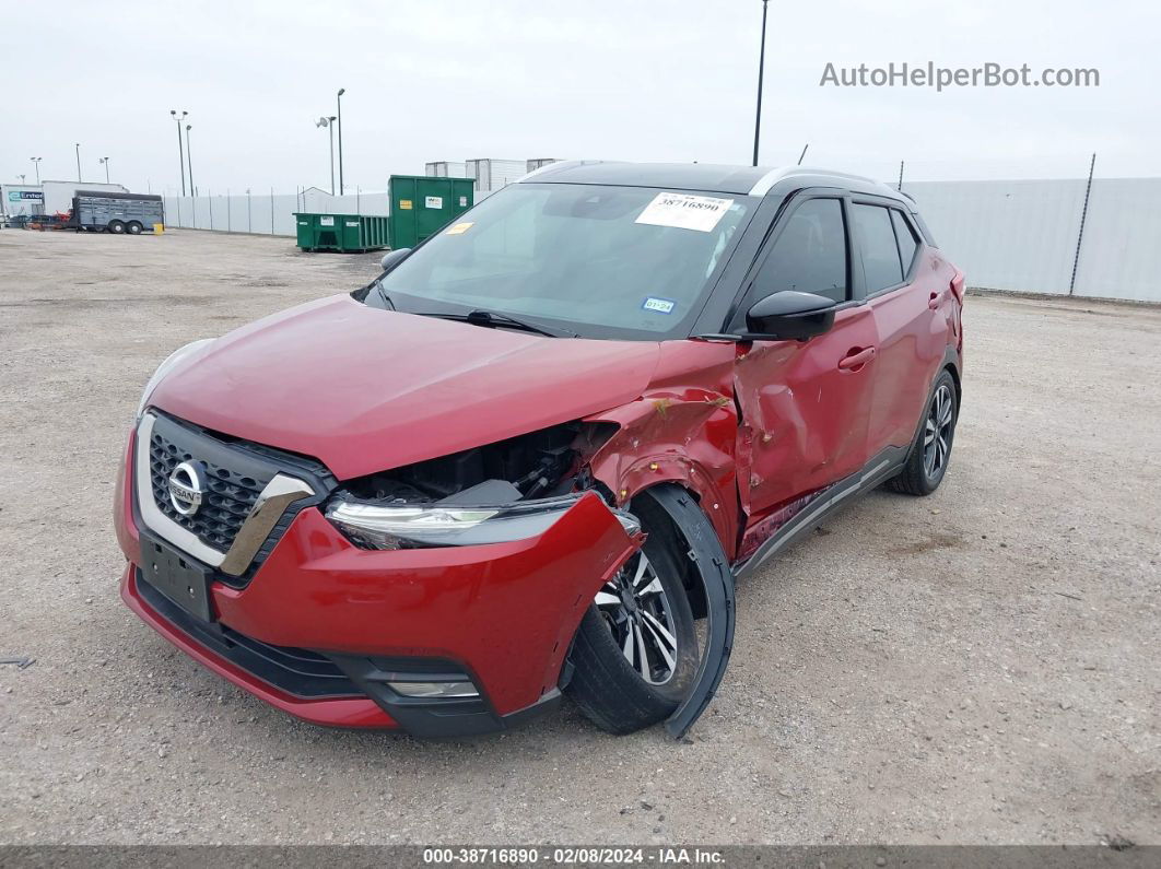 2020 Nissan Kicks Sr Xtronic Cvt Red vin: 3N1CP5DV5LL479019