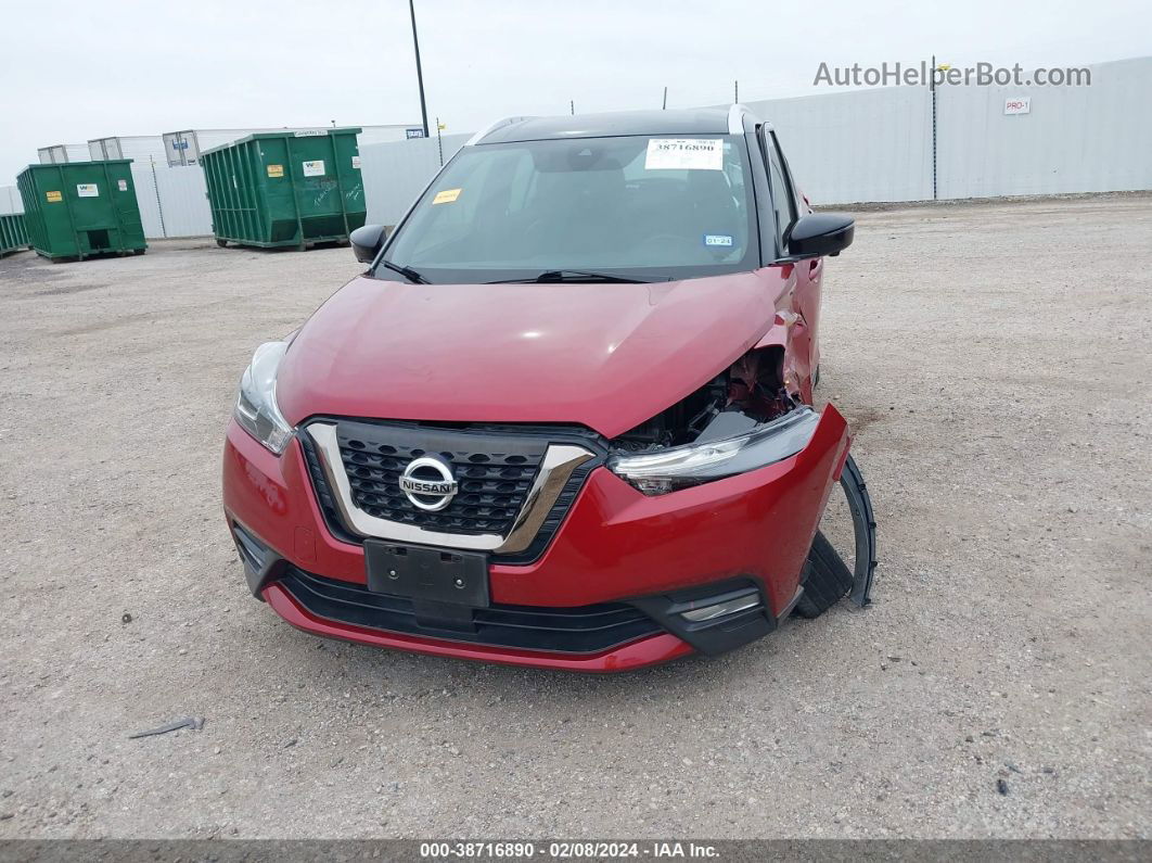 2020 Nissan Kicks Sr Xtronic Cvt Red vin: 3N1CP5DV5LL479019