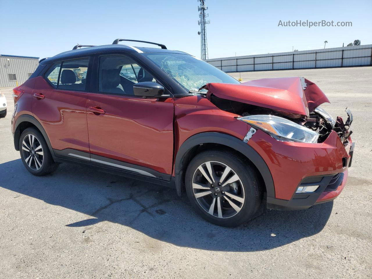 2020 Nissan Kicks Sr Красный vin: 3N1CP5DV5LL504744