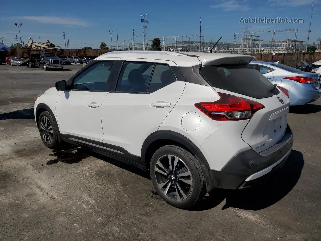 2020 Nissan Kicks Sr White vin: 3N1CP5DV5LL533709