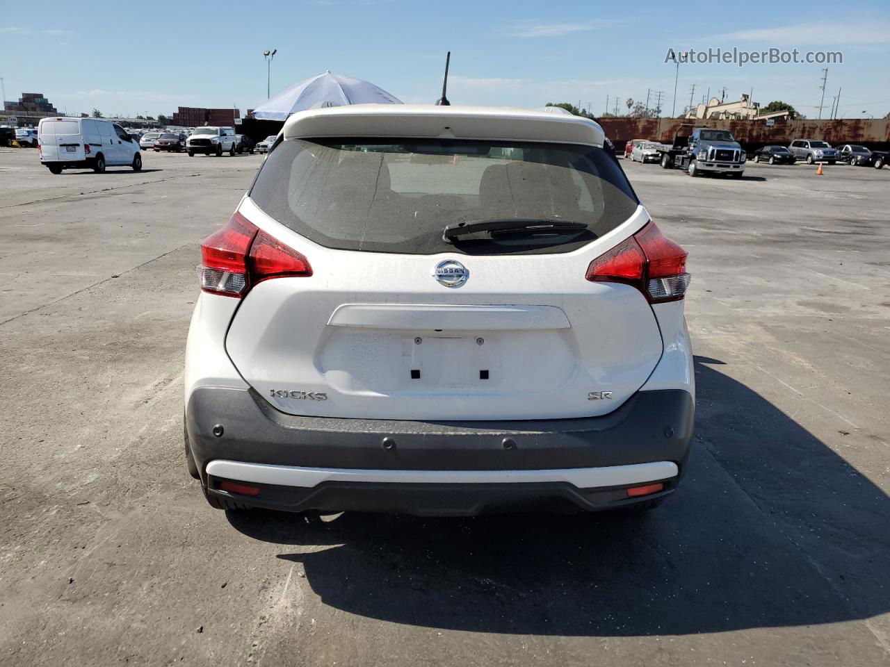 2020 Nissan Kicks Sr White vin: 3N1CP5DV5LL533709