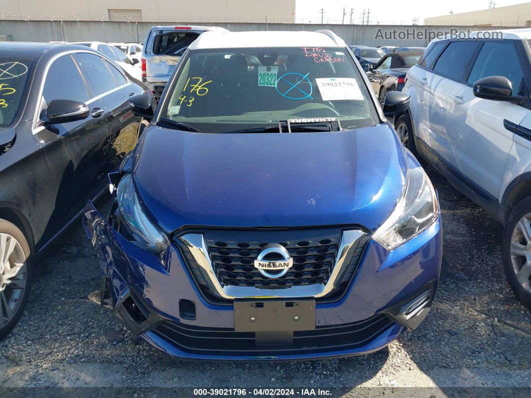 2020 Nissan Kicks Sr Xtronic Cvt Blue vin: 3N1CP5DV5LL565382