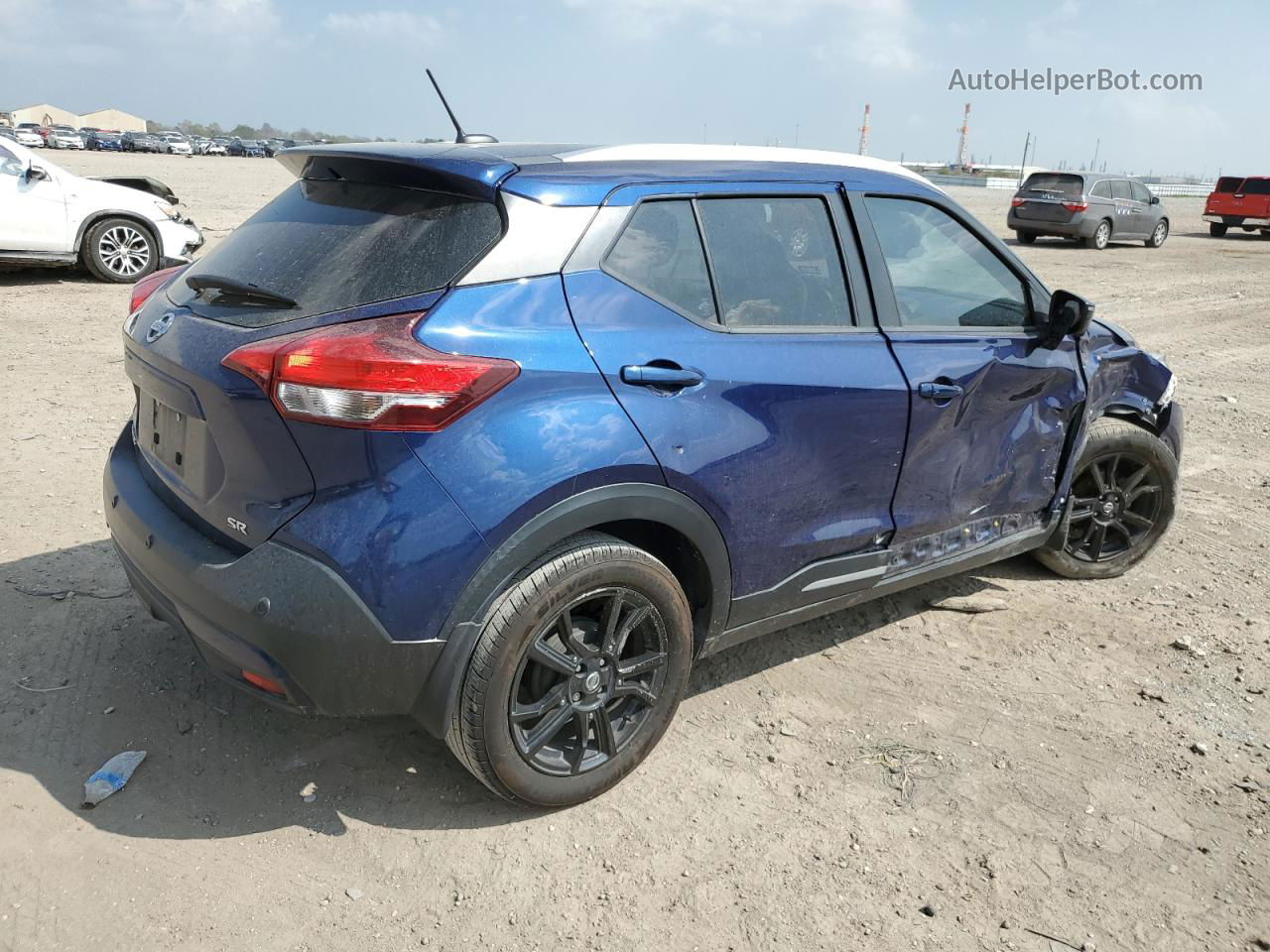 2020 Nissan Kicks Sr Blue vin: 3N1CP5DV5LL572753