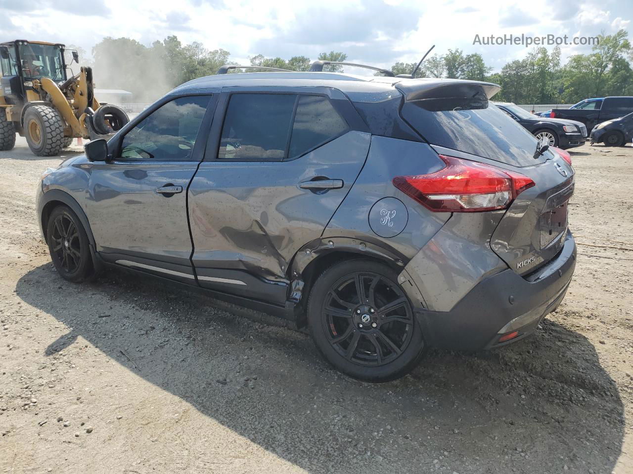 2020 Nissan Kicks Sr Серый vin: 3N1CP5DV5LL577113