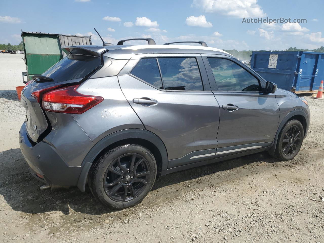 2020 Nissan Kicks Sr Серый vin: 3N1CP5DV5LL577113