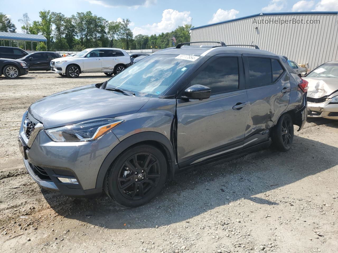 2020 Nissan Kicks Sr Gray vin: 3N1CP5DV5LL577113