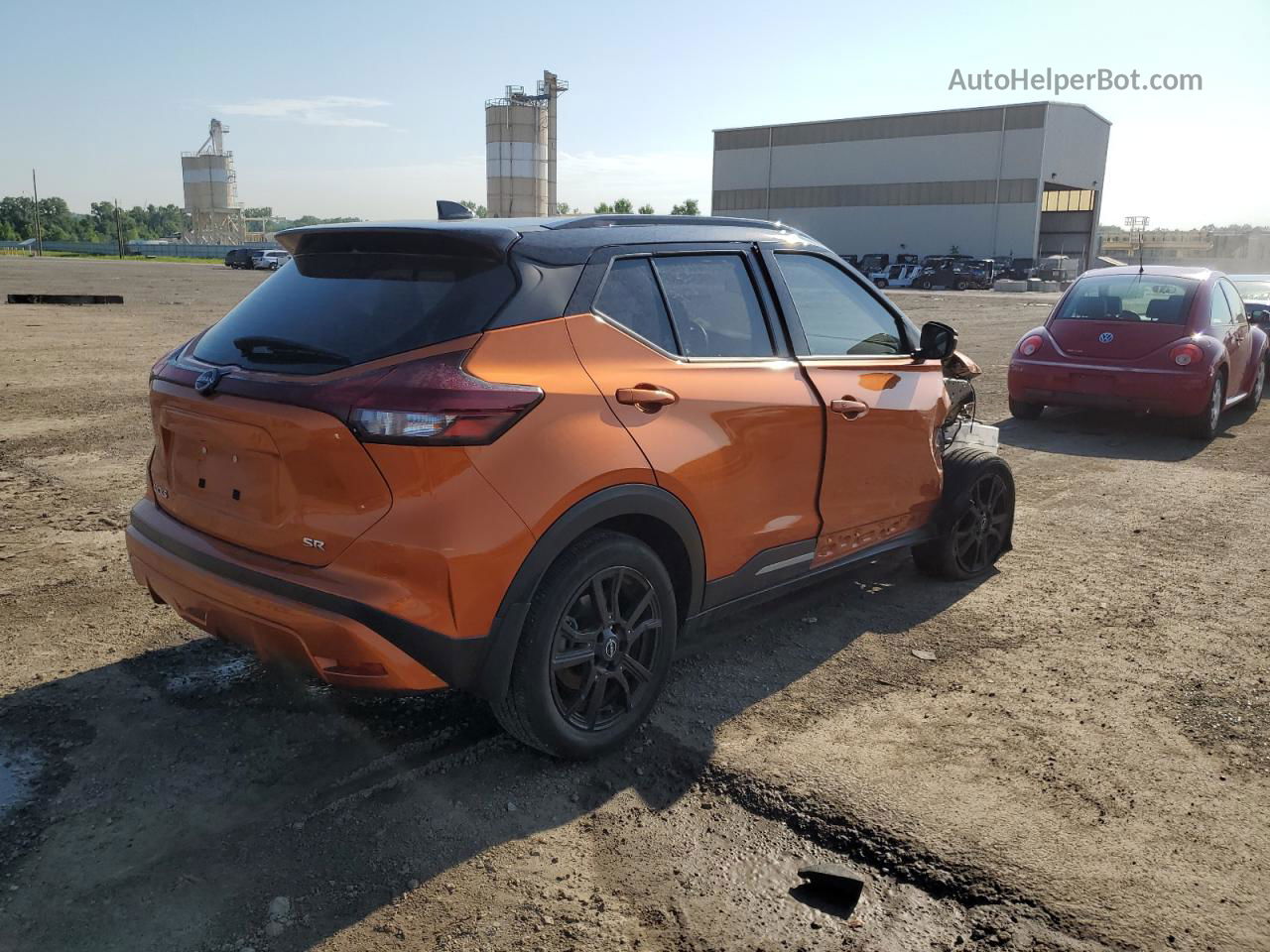 2022 Nissan Kicks Sr Orange vin: 3N1CP5DV5NL476415