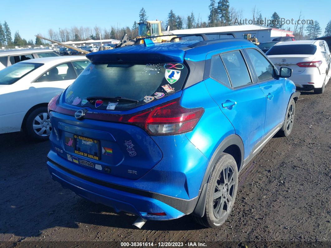 2022 Nissan Kicks Sr Xtronic Cvt Blue vin: 3N1CP5DV5NL495465